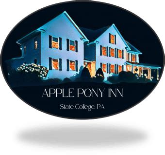 The Apple Pony Inn offers seven beautifully appointed, equine-inspired suites each with scenic views of the countryside, Mount Nittany and the Tussey Mountain Ridge. Enjoy a farm-to-table plated breakfast each morning served in the dining room or on the outdoor patio (weather permitting). Located in Boalsburg, just minutes from Pennsylvania ...